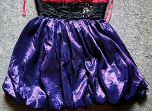 RED GORGEOUS BALLOON PROM DRESS