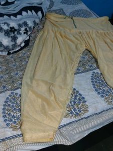Yellow Patiala Salwar For Girls