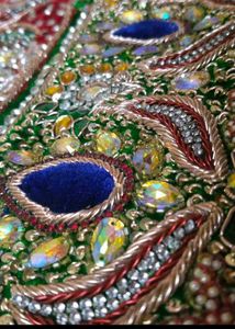 Emerald Green Bridal Lehenga