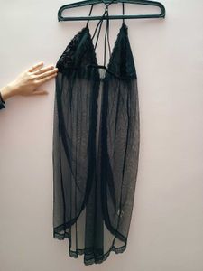 Lacy Black Babydoll