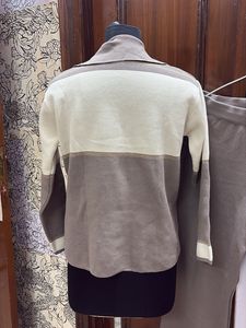 Elegant Knit Blazer &amp; Pants Set