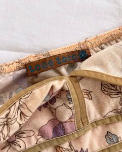 Vintage Y2K Floral Halter Top – Soft Blush &amp; Mauve