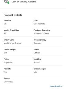 Denim Sleeveless Dress