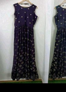 Elegant Teal Anarkali Kurta Set