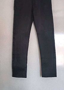 Black Contrast Stitch Jeans