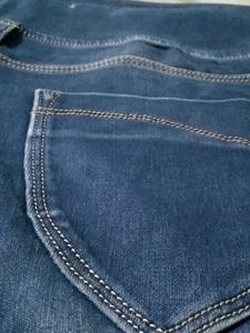 Dark Blue Denim Jeggings