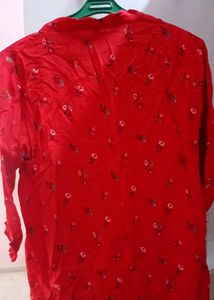 Red Floral shirt