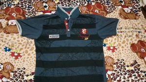 Patterned Polo Shirt
