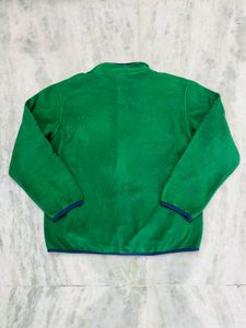 Ralph Lauren Green Fleece Zip-Up Jacket