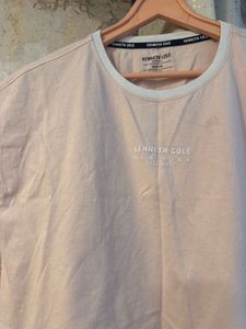Kenneth Cole Pink Crop Tee, Bust- 34/32