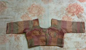 Vintage Brocade Saree Blouse