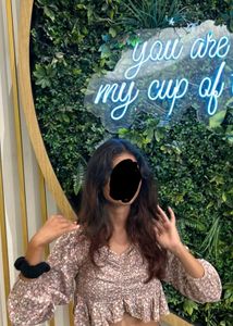 Floral Print Crop Top