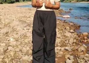 Cargo Parachute Pants From Myntra
