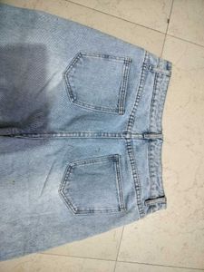 Ripped Wide Leg Jeans