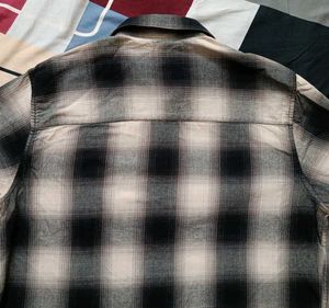 BLACK &amp; GREY CHECKERED SHIRT