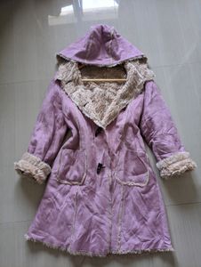 Women Suede Fur Coat
