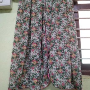 Vintage Floral Print Dress