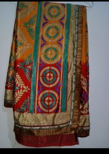 Multicolored Saree