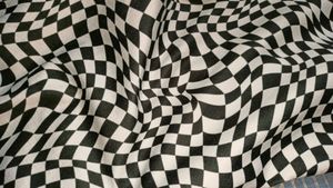 Check Print Y2k Yoga Pants