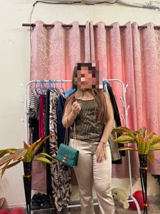Woman Party Wear Pant Top Set