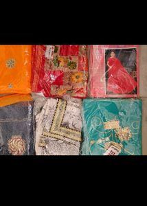 8 Sarees In Combo