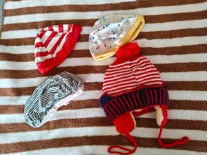 Cute Knitted Baby Caps for winter