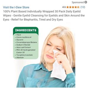 I-Dew Lid Wipes - Eyelid Cleansing Combo Of 3 Box