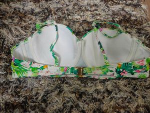floral bikini top