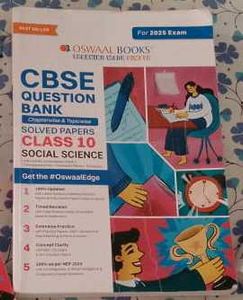 Oswaal Question Bank CBSE Class 10 Math,Sci & Soc