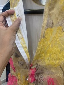 Yellow Net Frock📌buy 1 Get  -1 Frock