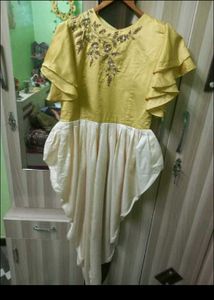 Embroidered Yellow Suit