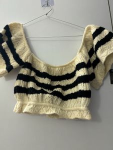 Off Shoulder Crop Top
