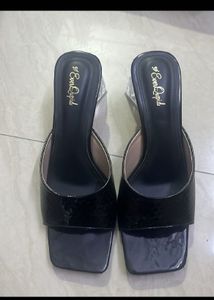 Ever Qupid Black Heels