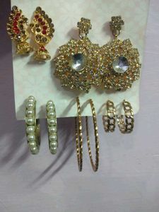 5 Pairs Of Earrings