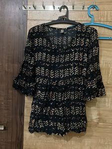 Bell Sleeves Cotton Top