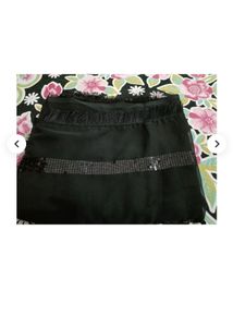 Black georgette Saari