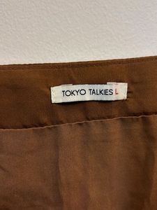 Brown Pinafore Dress