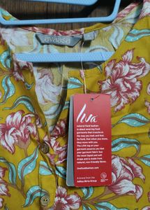 Floral Print 3/4 Sleeve Tunic