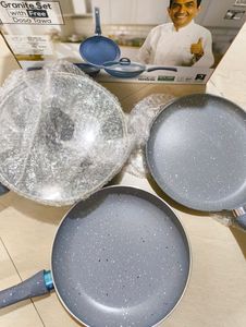 💯New Wonderchef Granite Set (Original) - Pan/Pot