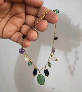 Gemstone Charm Bracelet