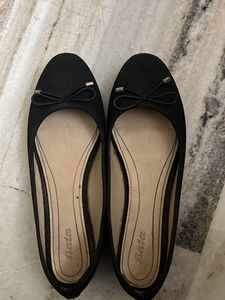 Bata Black Ballerinas