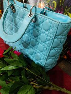 Chic Blue Handbag Christian Dior 1st Copy