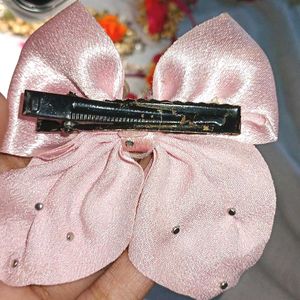 Cute Pink Hair Bow
