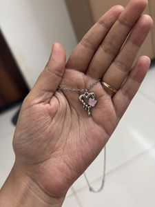 Heart &amp; Butterfly Necklace