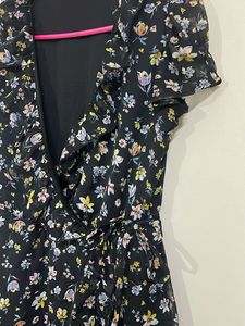 Floral Wrap Dress