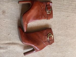 Lulu&amp;Sky High Ankle Buckle Boots