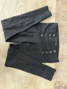 Zara Basic Waist 30 Black Jeggings