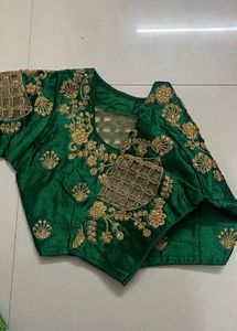 Green Work Blouse