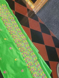 Green Used Saree I