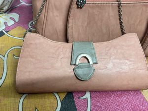 Pink Butterfly Accent Bag Set